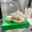 Bottega Veneta Flash Flat Sandals In White Technical Fabric