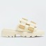 Bottega Veneta Flash Flat Sandals In White Technical Fabric