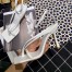 Bottega Veneta Ankle-strap Stretch Sandals In White Leather