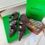 Bottega Veneta BV Point Slingback Sandals In Chocolate Lambskin