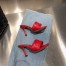 Bottega Veneta Lido Sandals In Red Intrecciato Leather