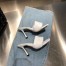 Bottega Veneta Lido Sandals In White Intrecciato Leather