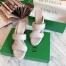 Bottega Veneta Band Sandals 55MM In White Calfskin 