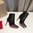 Christian Louboutin So Kate Booty 100MM In Black Leather