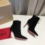 Christian Louboutin So Kate Booty 100MM In Black Suede