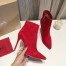 Christian Louboutin So Kate Booty 100MM In Red Suede