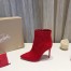 Christian Louboutin So Kate Booty 100MM In Red Suede