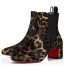 Christian Louboutin Turelastic 55mm Ankle Boots with Leopard Print