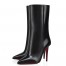 Christian Louboutin Astrilarge Ankle Boots 100mm in Black Leather