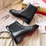 Christian Louboutin Black Marchacroche Flat Ankle Boots