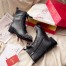Christian Louboutin Black Ts Croc Flat Ankle Boots