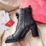Christian Louboutin Black Ts Croc 70MM Ankle Boots