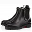 Christian Louboutin Black Capahutta Flat Ankle Boots