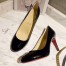 Christian Louboutin Black Patent Fifille Pumps 85mm