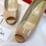 Christian Louboutin Nude Patent New Very Prive 100mm Pumps