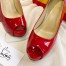 Christian Louboutin Red Patent New Very Prive 100mm Pumps