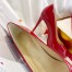 Christian Louboutin Red Patent New Very Prive 100mm Pumps