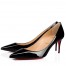 Christian Louboutin Black Patent Kate 70mm Pumps