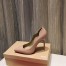 Christian Louboutin Nude Patent Hot Chick 100mm Pumps