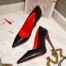 Christian Louboutin Kate Pumps 100 mm In Black Lambskin