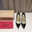 Christian Louboutin Black Patent Kate 100mm Pumps