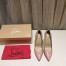 Christian Louboutin Nude Patent Kate 100mm Pumps