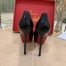 Christian Louboutin Black Patent Dirditta 130mm Pumps