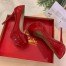 Christian Louboutin Red Patent Dirditta 130mm Pumps