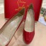 Christian Louboutin Red Patent Dirditta 130mm Pumps