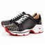 Christian Louboutin Women's Vrs 2018 Sneakers In Black Leather