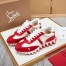 Christian Louboutin Women's Loubishark Sneakers In Red Patent