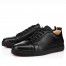 Christian Louboutin Women's Vieira Flat Sneakers In Black Leather