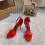 Dolce & Gabbana Kim Sandals in Red Patent Leather