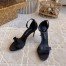 Dolce & Gabbana Sandals in Black Satin with Bow