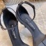 Dolce & Gabbana Sandals in Black Satin with Bow