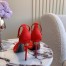 Dolce & Gabbana Sandals in Red Satin with Bow