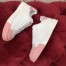 Dolce & Gabbana Women's Portofino Sneakers with Pink Toe-cap
