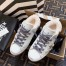 Golden Goose Women's Super-Star Shearling Sneakers with Leopard Laces