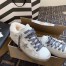 Golden Goose Women's Super-Star Shearling Sneakers with Leopard Laces