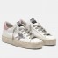 Golden Goose Women's Hi-Star Sneakers with Glitter Star and Pink Heel