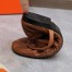 Hermes Jolly Ballet Flats in Brown Nappa Leather