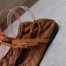 Hermes Jolly Ballet Flats in Brown Nappa Leather