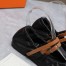 Hermes Jolly Ballet Flats in Black Nappa Leather