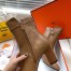 Hermes Brown Joueuse Ankle Boots