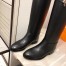 Hermes Jumping Boots In Black Calfskin