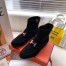 Hermes Black Saint Honore Ankle Boots