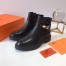 Hermes Veo Ankle Boots In Black Calfskin