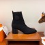 Hermes Volver 60 Ankle Boot In Black Knit