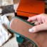 Hermes Oran Slide Sandals In Malachite Epsom Calfskin