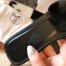 Hermes Oran Slide Sandals In Black Epsom Calfskin